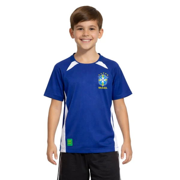 Camiseta Penta Seleção Brasileira CBF 2026/27 Infantil