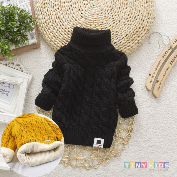 Sueter Infantil com Forro Cor Lisa
