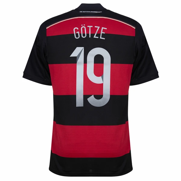 Camisa Seleção Alemanha Away 2014 Götze 19 Modelo Retrô 