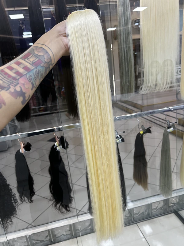 Cabelo Vietnamita Loiro 75cm - 100gr