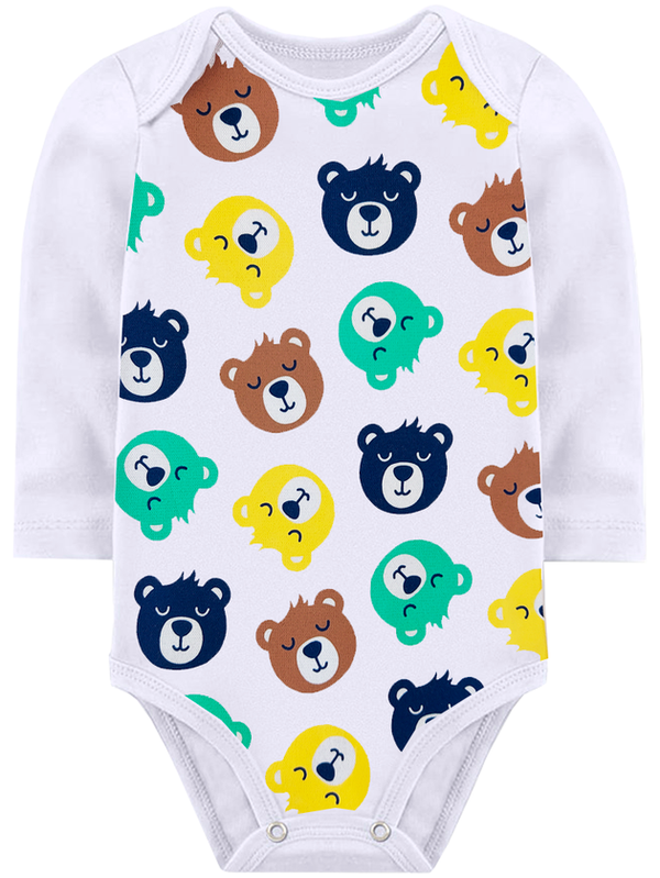 KIT BODY BEBÊ 5 PEÇAS RIBANA