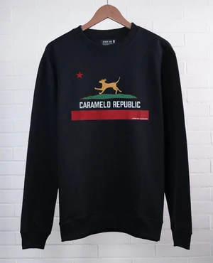 Moletom Caramelo Republic Preto