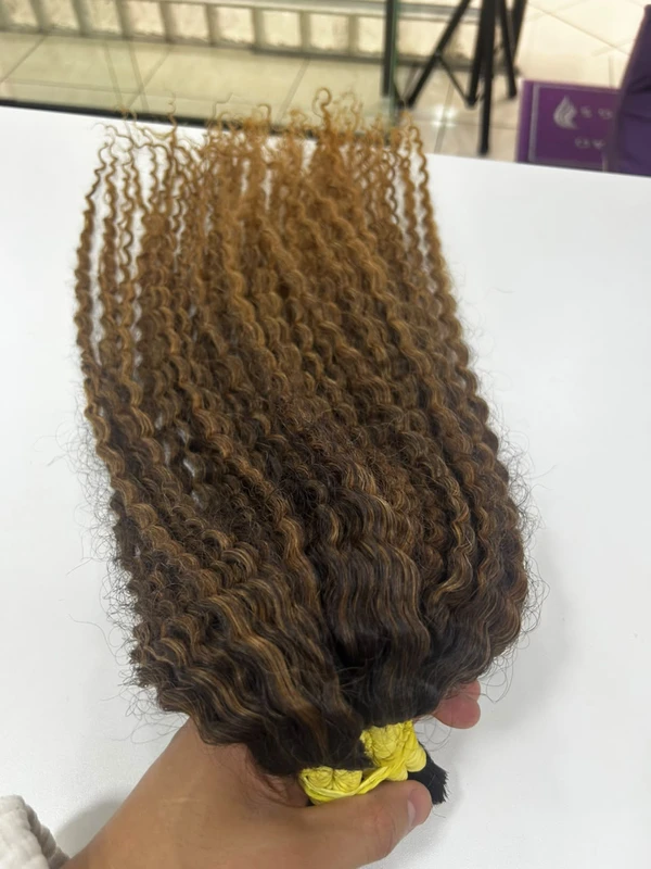 Cabelo Cacho 1 Iluminado Ombre Fios de 70 cm (100g)