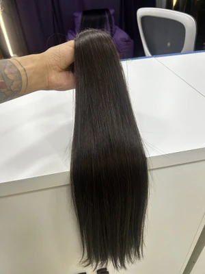 Cabelo Vietnamita Castanho Claro 65 cm Liso - 100gr