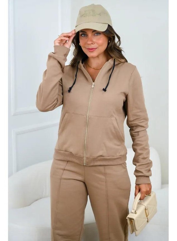 Conjunto Moletom Peluciado Urban Cappucino