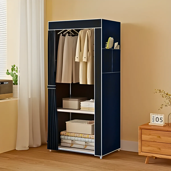 Guarda Roupa Closet Dobrável Organizador com Capa de Tecido
