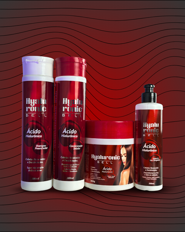 Kit Capilar Hyaluronic Tratamento Capilar Hialurônico Hidrat