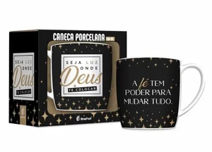 CANECA PORCELANA URBAN 300ML FE1 - ONDE DEUS TE COLOCAR