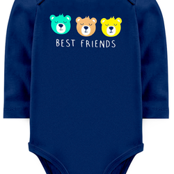 KIT BODY BEBÊ 5 PEÇAS RIBANA