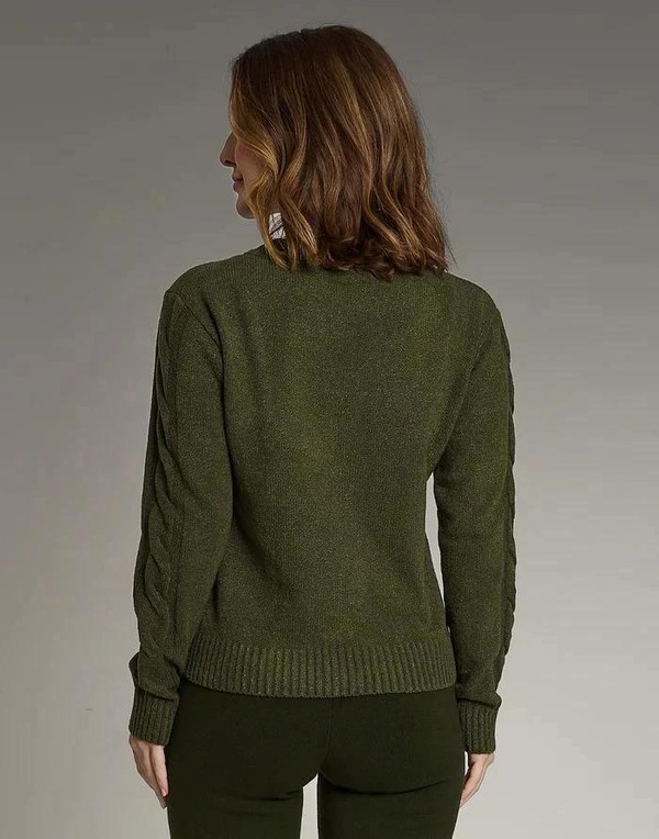 Blusa Trançada Varena De Inverno Velour