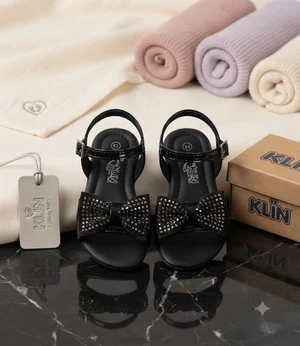SANDALIA SUAMI BABY - PRETO KLIN 177052