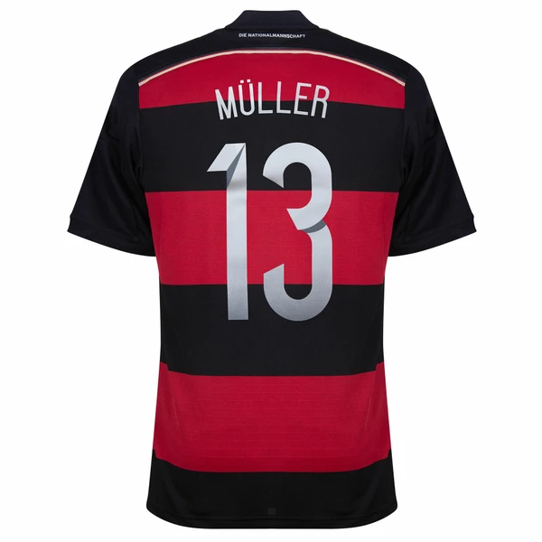 Camisa Seleção Alemanha Away 2014 Müller 13 Modelo Retrô 