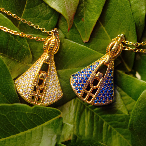 (COMPRE 1 LEVE 2) Colar Nossa Senhora Aparecida - Dupla Face