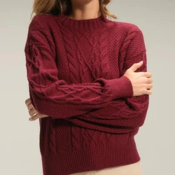 Blusa Trançada Varena De Inverno Velour