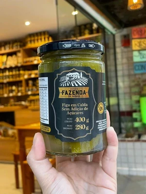 Figo em Calda Zero Adição de Açúcar Fazenda de Minas 400 g