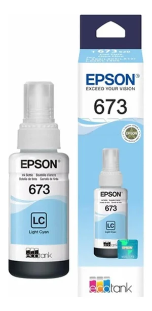 Refil Tinta Epson 673 Azul Ciano - T673520-AL