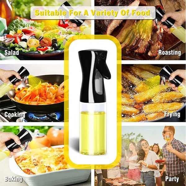 200/300/500ml garrafa de spray de óleo churrasco cozinhar pulverizador de azeite de plástico spray de óleo de cozimento garrafa vazia garrafa de vinagre ou escova de óleo