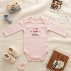 BODY EU AMO PAPAI YUKS ROSA 20678
