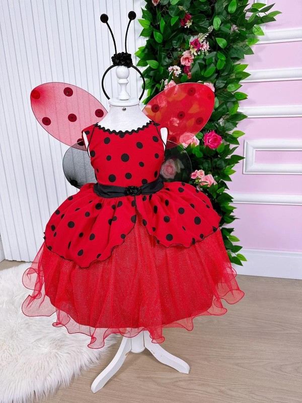 Vestido Temático - Joaninha