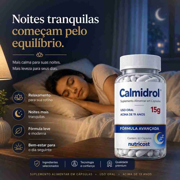 Calmidrol - Reconquiste a paz que a rotina agitada te tirou. - Kit com 2 frascos