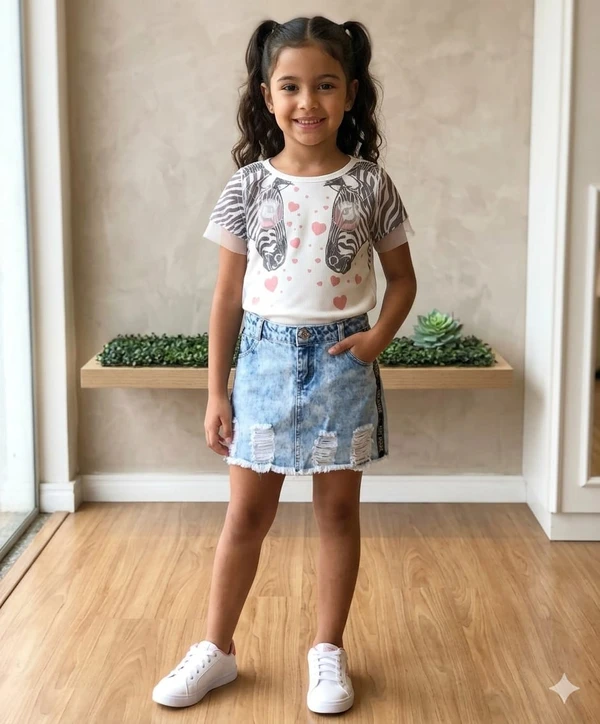 CONJUNTO VERAO WILD PRINT 17016 PETIT CHERIE INFANTIL