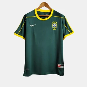 Camisa Seleção Brasileira Retrô 1998/99 Goleiro - Verde