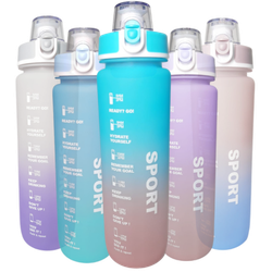 Garrafa de Água 1000ml Gym (Branco)
