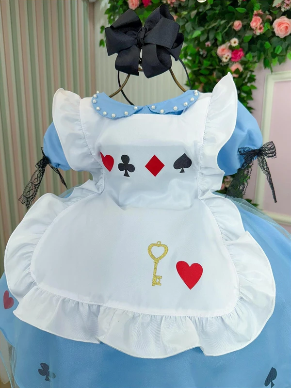 Vestido Temático Luxo - Alice no Pais das Maravilhas  