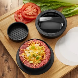 1 conjunto, adequado para cozinha rv, máquina de hambúrguer antiaderente, molde de máquina de torta de carne, adequado para carne, leite, queijo, legumes