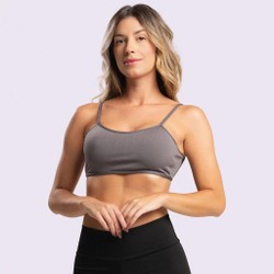 Kit 3 Top Cropped de Academia com Decote nas Costas - Alças Finas e Tecido Leve