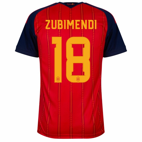 Camisa Seleção Espanha Home 2026/27 Zubimendi 18