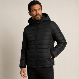 Jaqueta Puffer Peluaciada Ferr | Capuz Removível