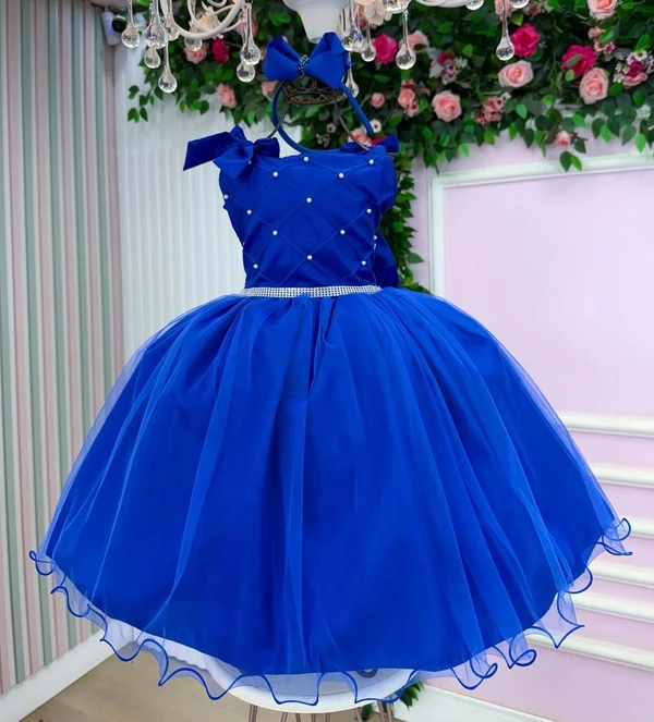 Vestido Luxo - Azul Royal 