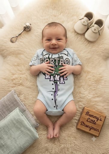 BODY FORTÃO DA MAMÃE BEBE BRINCALHÃO
