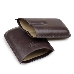 Porta 2 Charutos em Couro Nerone Sublime - Marrom
