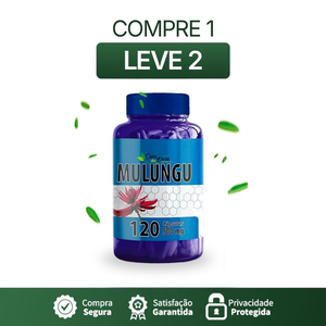Mulungu 120 cápsulas - Promoção + Frete Grátis