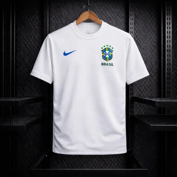 Camisa Brasil Torcedor Nike 2026 Branca Masculina