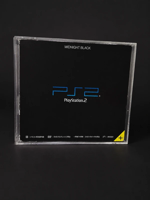 Case Acrílica Premium para PlayStation 2 Fat Midnight Black