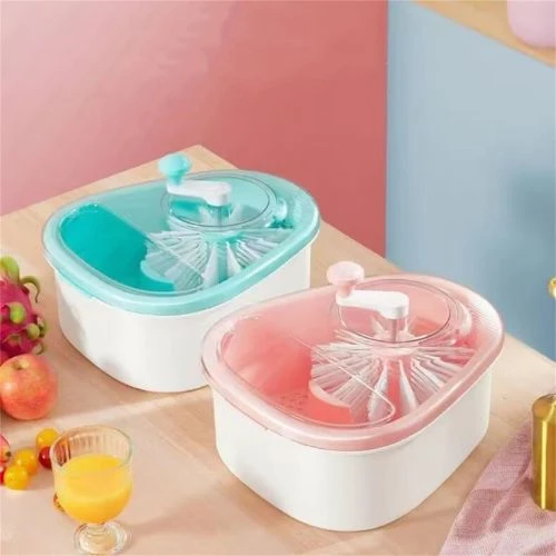 Lavadora Manual de Frutas, Verduras e Legumes com Cesto Giratório