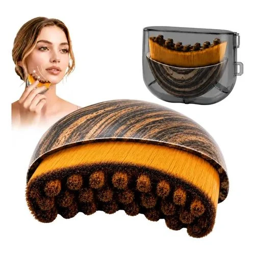 Kit com 2 Escovas Faciais para Drenagem Linfática e Skincare