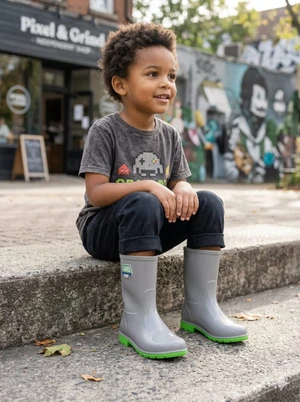 GALOCHA TOM WBOYS CINZA/VERDE FOLHA 35041