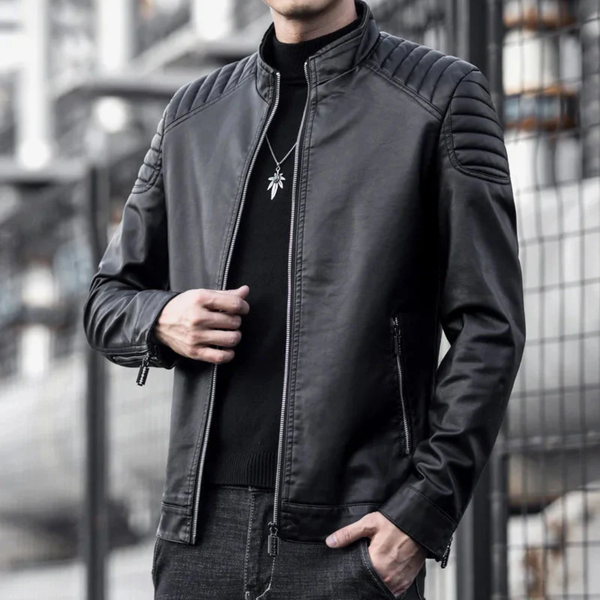 Jaqueta de Couro Masculina Velmark Matezzo