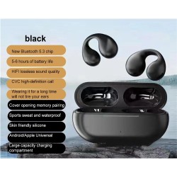 Fone De Ouvido Sem Fio Ambie Sound Earcuffs Bluetooth 5.2 IPX5 Fone Esporte À Prova D'água Com Microfone