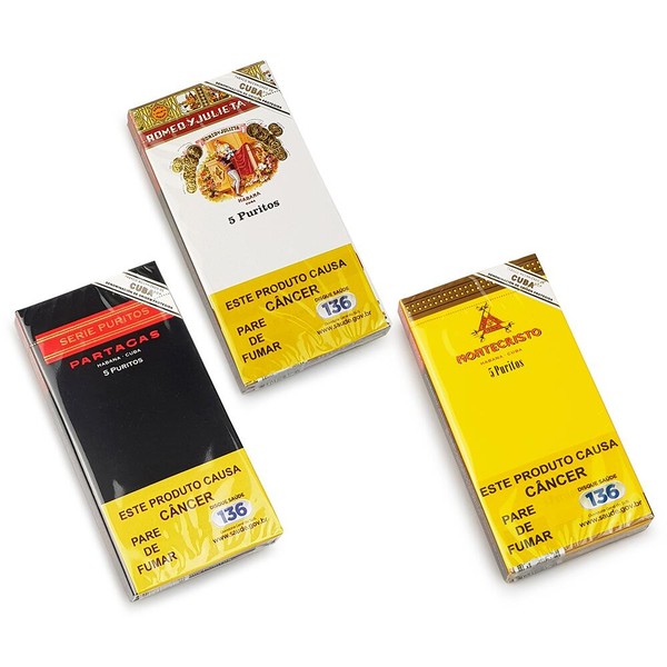 Kit Puritos (Montecristo, Romeu e Partagas)