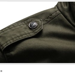 Jaqueta Militar Masculina Plus Size M-6XL - Algodão e Poliéster