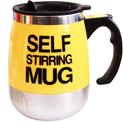 Caneca Com Mixer (amarelo)