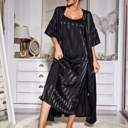 Conjunto Robe e Camisola Luxury Seda