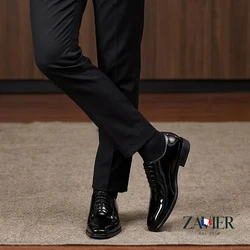 [COMPRE 1 E LEVE 2] – Sapatos Social Oxford Inglês em Couro Envernizado