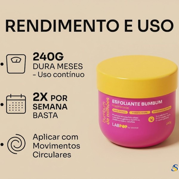 Esfoliante Labotrat Labpop 240 gr Bumbum de Milhões