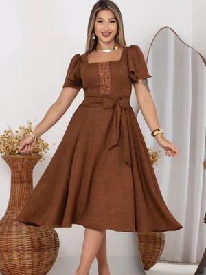 Vestido Midi Luxo 